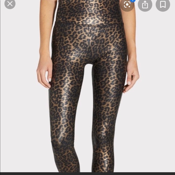 spanx faux leopard leggings